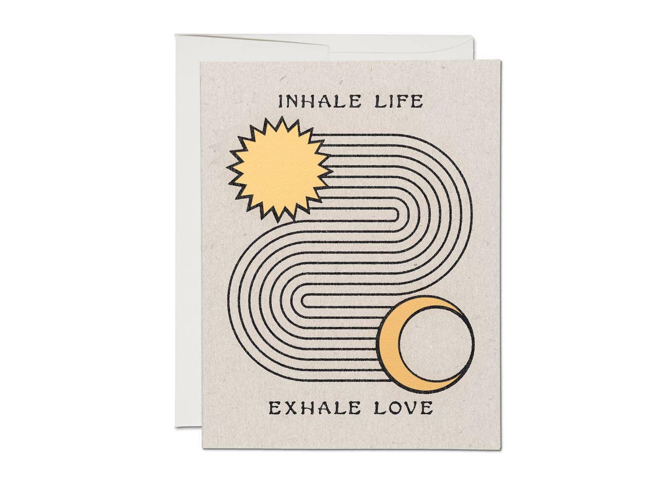 Red Cap Cards - Inhale Exhale Card