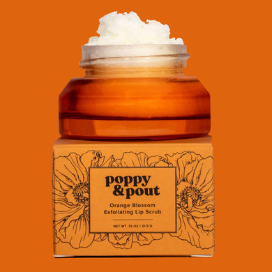 Poppy & Pout - Lip Scrub, Orange Blossom
