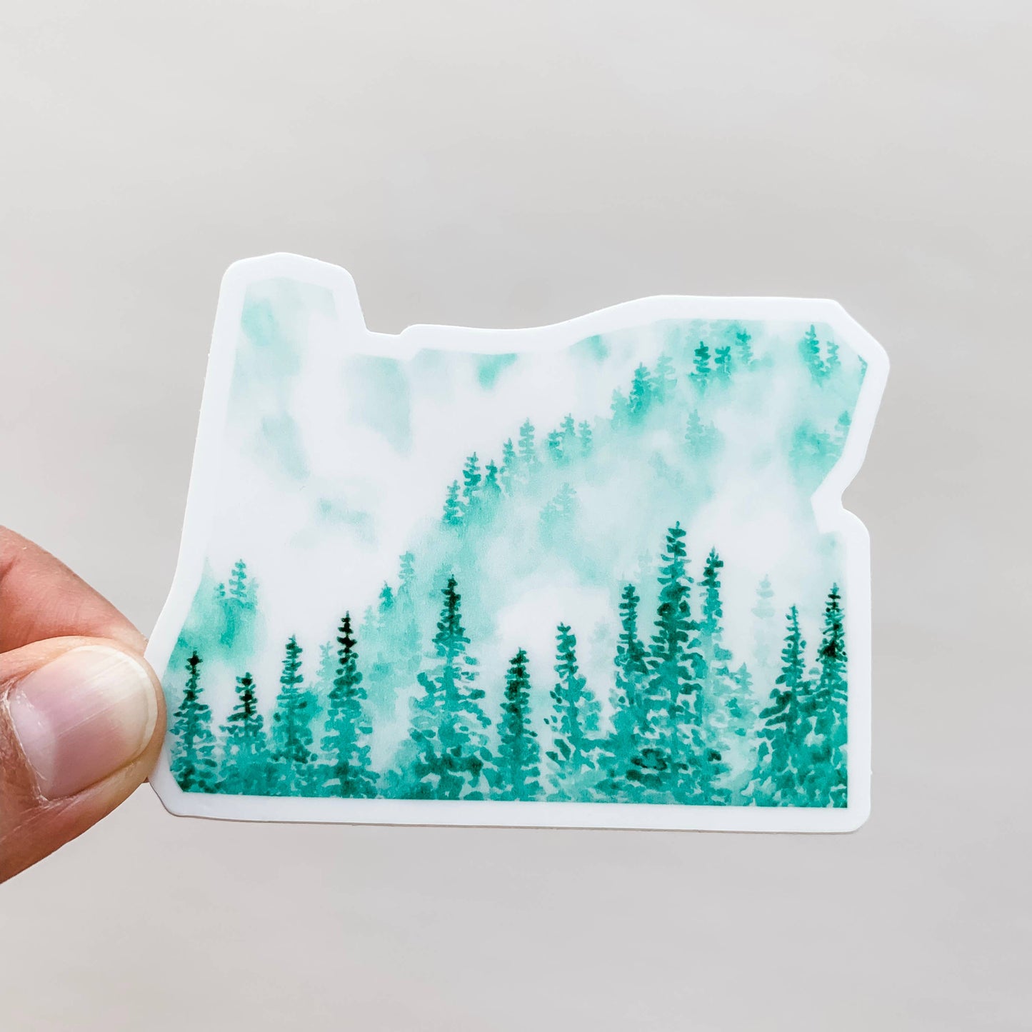 Wildflower Paper Co. - Oregon Forest Green State Sticker
