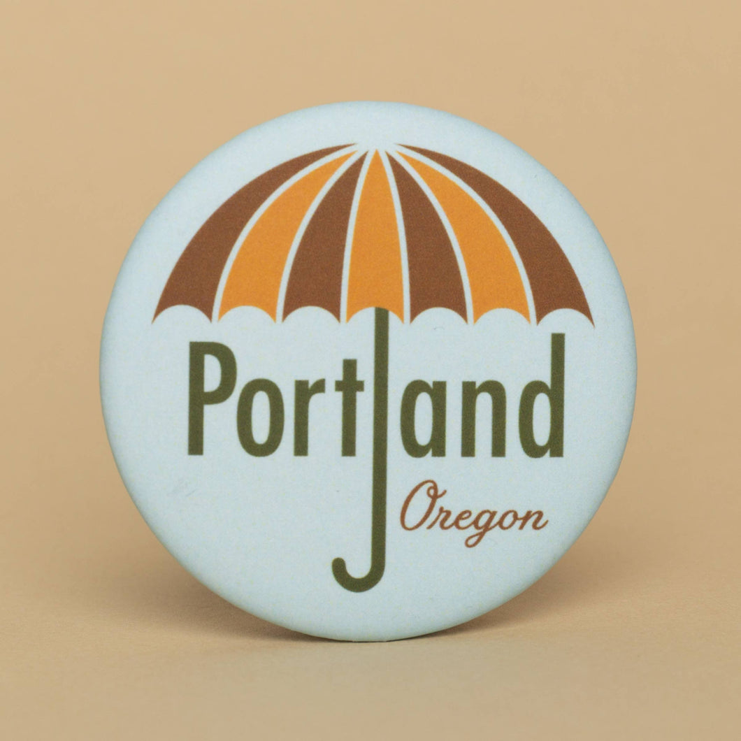 Tender Loving Empire - Portland Umbrella Round Magnet (Blue)