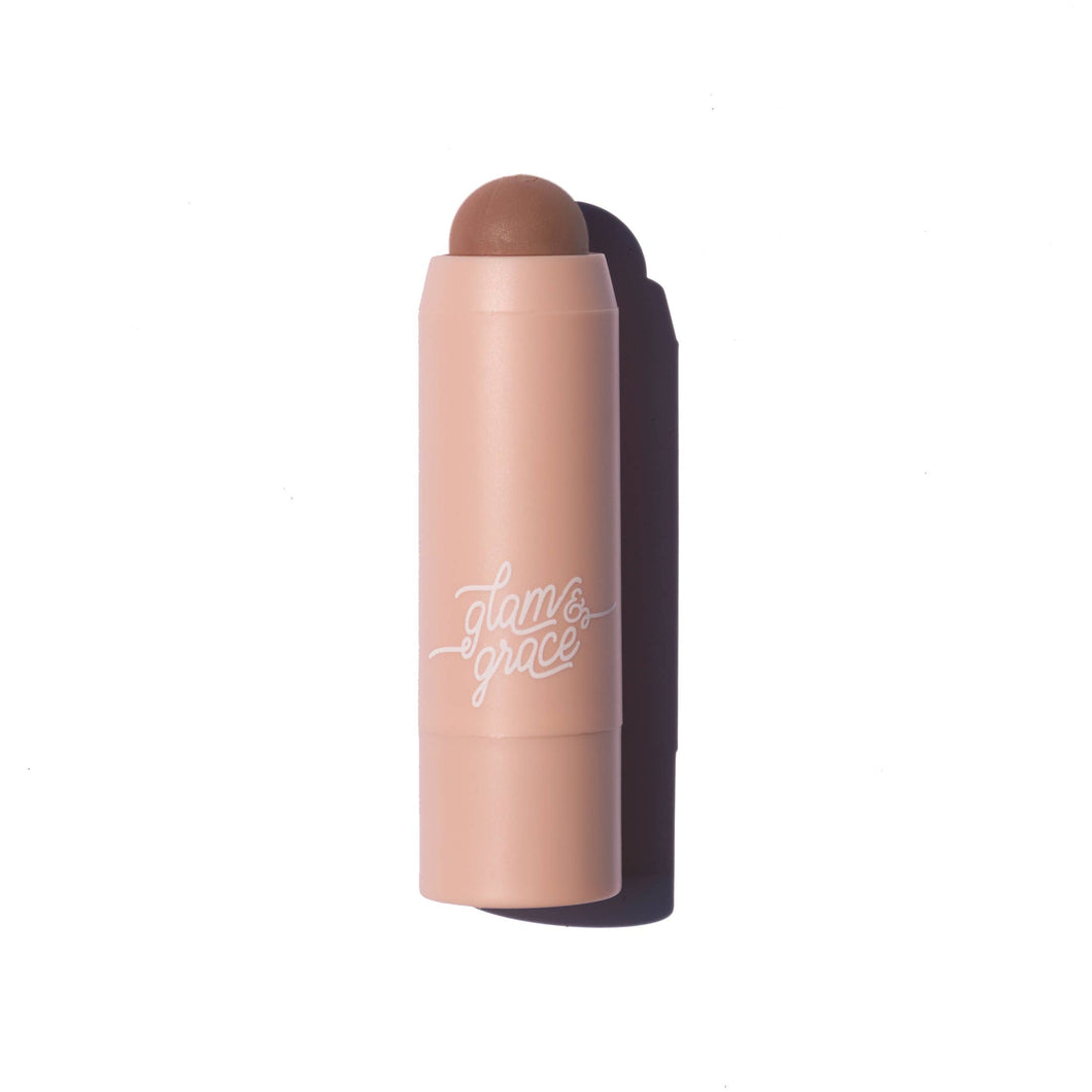 Glam & Grace - Matte Bronzer Multistick - Cool Sands