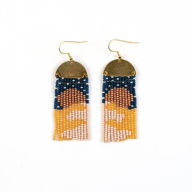 Altiplano - Moonrise Fringe Earrings - Warm