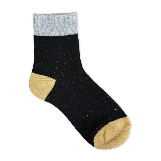 Cami Socks: Gray - Black - Tan